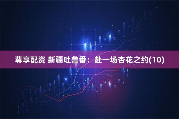 尊享配资 新疆吐鲁番：赴一场杏花之约(10)