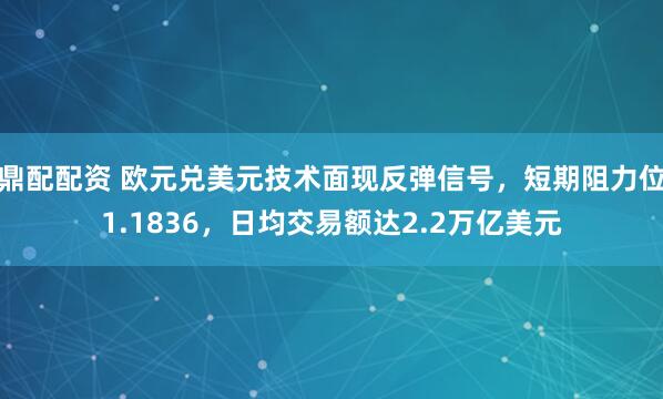 鼎配配资 欧元兑美元技术面现反弹信号，短期阻力位1.1836，日均交易额达2.2万亿美元