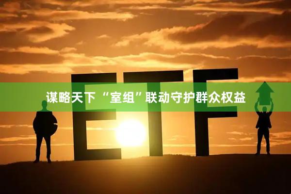 谋略天下 “室组”联动守护群众权益