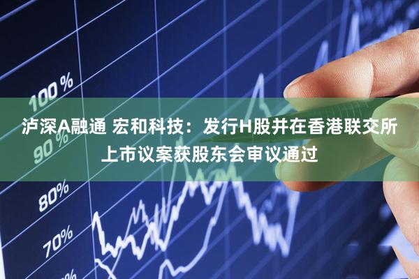 泸深A融通 宏和科技：发行H股并在香港联交所上市议案获股东会审议通过