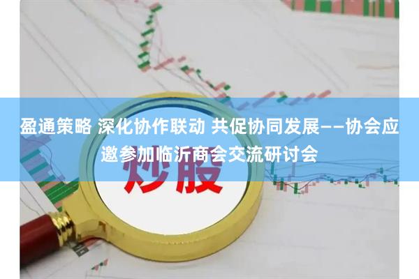 盈通策略 深化协作联动 共促协同发展——协会应邀参加临沂商会交流研讨会