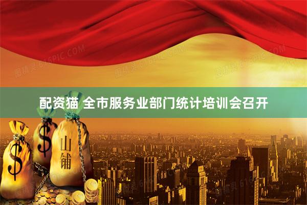 配资猫 全市服务业部门统计培训会召开