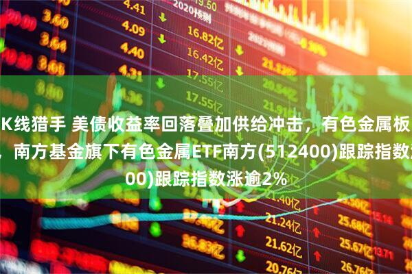 K线猎手 美债收益率回落叠加供给冲击，有色金属板块走强，南方基金旗下有色金属ETF南方(512400)跟踪指数涨逾2%