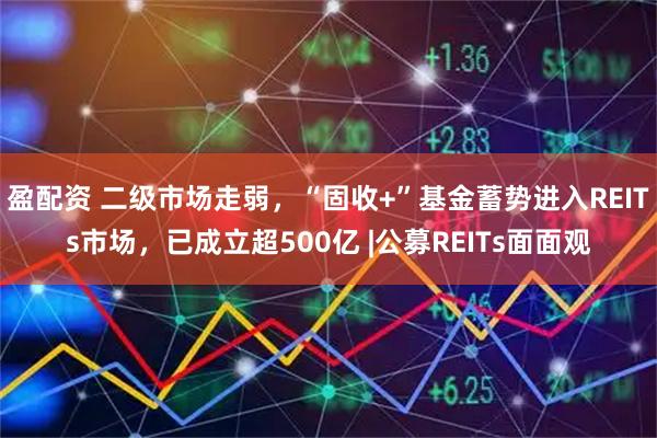 盈配资 二级市场走弱,“固收+”基金蓄势进入REITs市场,已成立超500亿 |公募REITs面面观